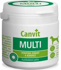 Акция на Мультивитаминная добавка Canvit Multi для здоровой жизни собак 100 г (can50718) от Stylus