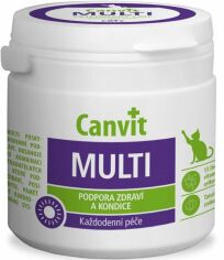Акция на Мультивитаминная добавка Canvit Multi для здоровой жизни кошек 100 г (can50742) от Stylus