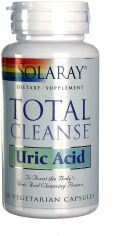 Акція на Solaray Total Cleanse Uric Acid 60 Veggie Caps Очиститель мочевой кислоты від Stylus