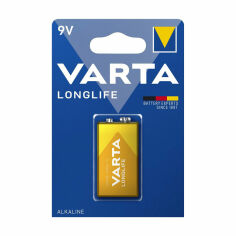 Акция на Батарейка Varta Longlife 6LR61, 1 шт от Eva