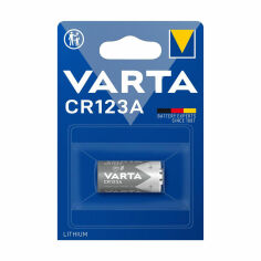 Акция на Літієва батарейка Varta CR123, 1 шт от Eva