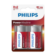 Акция на Батарейка Philips Power Alkaline C/LR14, 2 шт от Eva