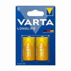 Акция на Батарейка Varta Longlife C/LR14, 2 шт от Eva