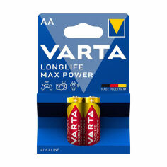 Акція на Батарейка Varta Longlife Max Power AA, 2 шт від Eva