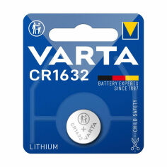 Акція на Літієва батарейка Varta CR1632 монетного типу, 1 шт від Eva