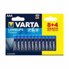 Акція на Батарейка Varta Longlife Power AAA, 12 шт від Eva
