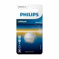 Акция на Літієва батарейка Philips CR2025 монетного типу, 1 шт от Eva