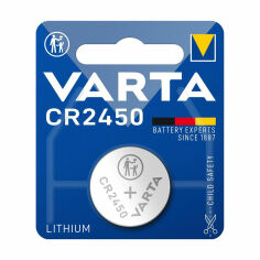 Акция на Літієва батарейка Varta CR2450 монетного типу, 1 шт от Eva