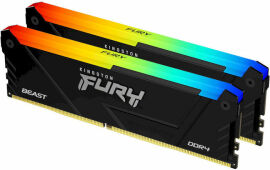 Акция на Kingston Fury 64 Gb (2х32GB) DDR4 3200 MHz Beast Rgb (KF432C16BB2AK2/64) от Stylus