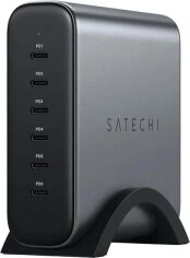 Акция на Satechi Wall Charger 6xUSB-C GaN 200W Space Gray (ST-C200GM-EU) от Stylus