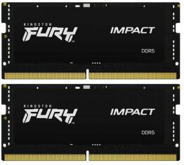 Акція на Kingston Fury 32 Gb (2x16GB) SO-DIMM DDR5 6000 MHz Impact (KF560S38IBK2-32) від Stylus