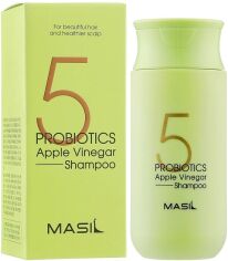 Акція на Шампунь Masil 5 Probiotics Apple Vinegar Shampoo з пробіотиками та яблучним оцтом 500 мл від Rozetka