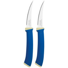 Акция на Набор ножей для томатов 76 мм 2 предмета Felice blue Tramontina 23495/213 от Podushka