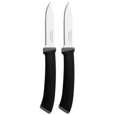 Акция на Набор ножей для овощей зубчатый 76 мм 2 предмета Felice black Tramontina 23491/203 от Podushka