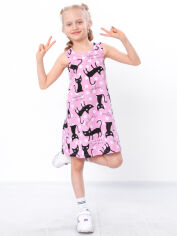 Акція на Дитяче літнє плаття для дівчинки Носи своє 6205-002 110 см Cat рожевий (p-5041-158696) від Rozetka
