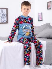Акція на Дитяча піжама для хлопчика Носи своє 6077-002-33-4 128 см Champion (p-4514-153191) від Rozetka