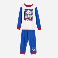 Акція на Дитяча піжама для хлопчика Disney Sonic 2900001627 104-110 см Блакитна від Rozetka
