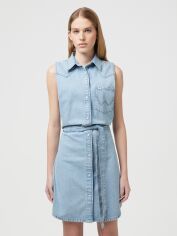 Акція на Плаття-сорочка жіноче Wrangler 112351310 S Блакитне від Rozetka