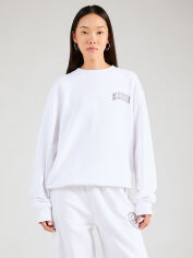 Акція на Світшот оверсайз на флісі жіночий Ellesse Gallian Sweatshirt SGV20268-908 8 Білий з принтом від Rozetka