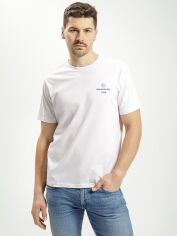 Акція на Футболка бавовняна чоловіча Cross Jeans 15897-008 XL Біла від Rozetka