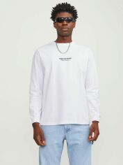 Акція на Лонгслів чоловічий Jack & Jones 12251775-50561 L Білий від Rozetka