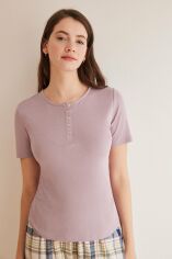 Акція на Піжамна футболка жіноча бавовняна Women'Secret Mms Pan Mauve Fr 3277301 XS Фіолетова від Rozetka