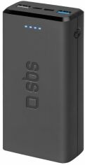 Акция на Sbs Power Bank 20000mAh 2.1A Black ( TTBB20000FASTK) от Stylus