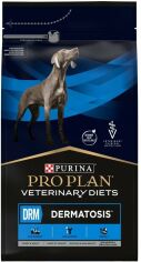 Акция на Сухой корм для собак Pro Plan Veterinary Diets Diets Drm Dermatosis поддержание функции кожи при дерматозах и чрезмерном выпадении шерсти 3 кг (7613035156289) от Stylus