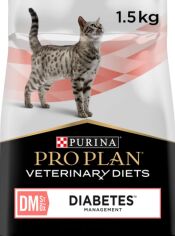 Акция на Сухой корм Pro Plan Veterinary Diets Dm ST/OX Diabetes Managment для взрослых кошек для регулирования поступления глюкозы 1.5 кг (7613035159822) от Stylus