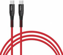 Акція на Intaleo Cable USB-C to USB-C 18W 1.2m Red (CBRNYTT1) від Y.UA