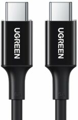 Акция на Ugreen USB-C to USB-C 100W 5A 1m Black (80371) от Y.UA
