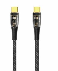 Акція на Wiwu Data Cable Series USB-C to USB-C 100W 2m Black(TM02) від Y.UA