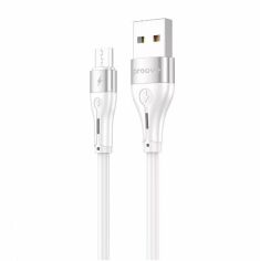 Акція на Proove Usb Cable to microUSB Soft Silicone 2.4A 1m White від Y.UA