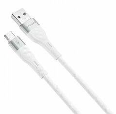 Акція на Proove Usb Cable to microUSB Light Silicone 2.4A 1m White від Y.UA