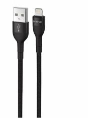 Акція на Proove Usb Cable to Lightning Light Weft 2.4A 1m Black від Y.UA