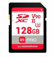 Акція на Goodram 128GB Irdm Pro Sdxc V90 UHS-II U3 (IRP-S9B0-1280R11) від Y.UA