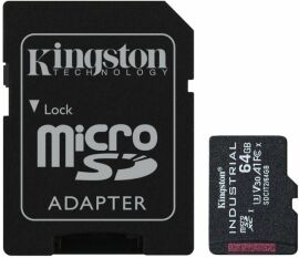 Акция на Kingston 64GB microSDXC class 10 UHS-I V30 A1 + adapter (SDCIT2/64GB) от Y.UA