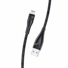 Акция на Usams Usb Cable to microUSB Braided Data and Charging 2m Black (US-SJ396) от Y.UA