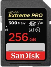 Акция на SanDisk 256GB Sdxc Сlass 10 UHS-I U3 V90 Extreme Pro (SDSDXDK-256G-GN4IN) от Y.UA