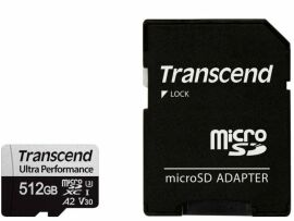 Акція на Transcend 512GB microSDXC Class 10 UHS-I U3 A2 V30 + adapter (TS512GUSD340S) від Y.UA