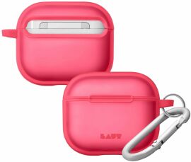 Акція на Чохол для навушників Laut Huex with Belt Bubble Gum (L_AP4_HX_P) для Apple AirPods 3 від Y.UA
