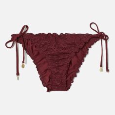 Акція на Нижня частина купальника жіноча H&M XAZ161654NKIN 38 Бордова в візерунки від Rozetka