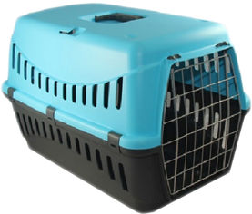 Акція на Контейнер-переноска для собак и кошек MP Bergamo Gipsy 58х38х38 см до 12 кг Blue (8058093271083) від Rozetka UA