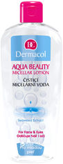 Акция на Мицеллярная вода для молодой кожи Dermacol Aqua Beauty Micellar Lotion для снятия макияжа 400мл (8590031102825) от Rozetka UA