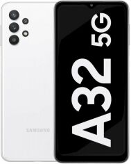 Акція на Samsung Galaxy A32 5G 6/128GB Dual Awesome White A326B від Y.UA