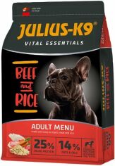 Акция на Сухой корм Julius-K9 Beef and Rice Adult Menu с говядиной и рисом 3 кг (5998274312705) от Stylus
