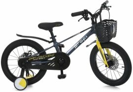 Акция на Детский велосипед Profi Flash 16" сине-желтый (MB 1683-2) от Stylus