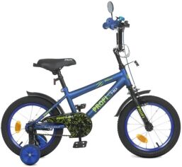 Акция на Велосипед детский Profi 14 дюймов, синий (Y1472-1) от Stylus