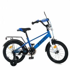 Акция на Детский велосипед Profi Trike Brave 14" синий (MB 14022) от Stylus