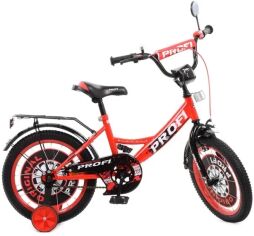 Акция на Детский велосипед Profi Original boy 16 дюймов, красно-черный (Y1646) от Stylus